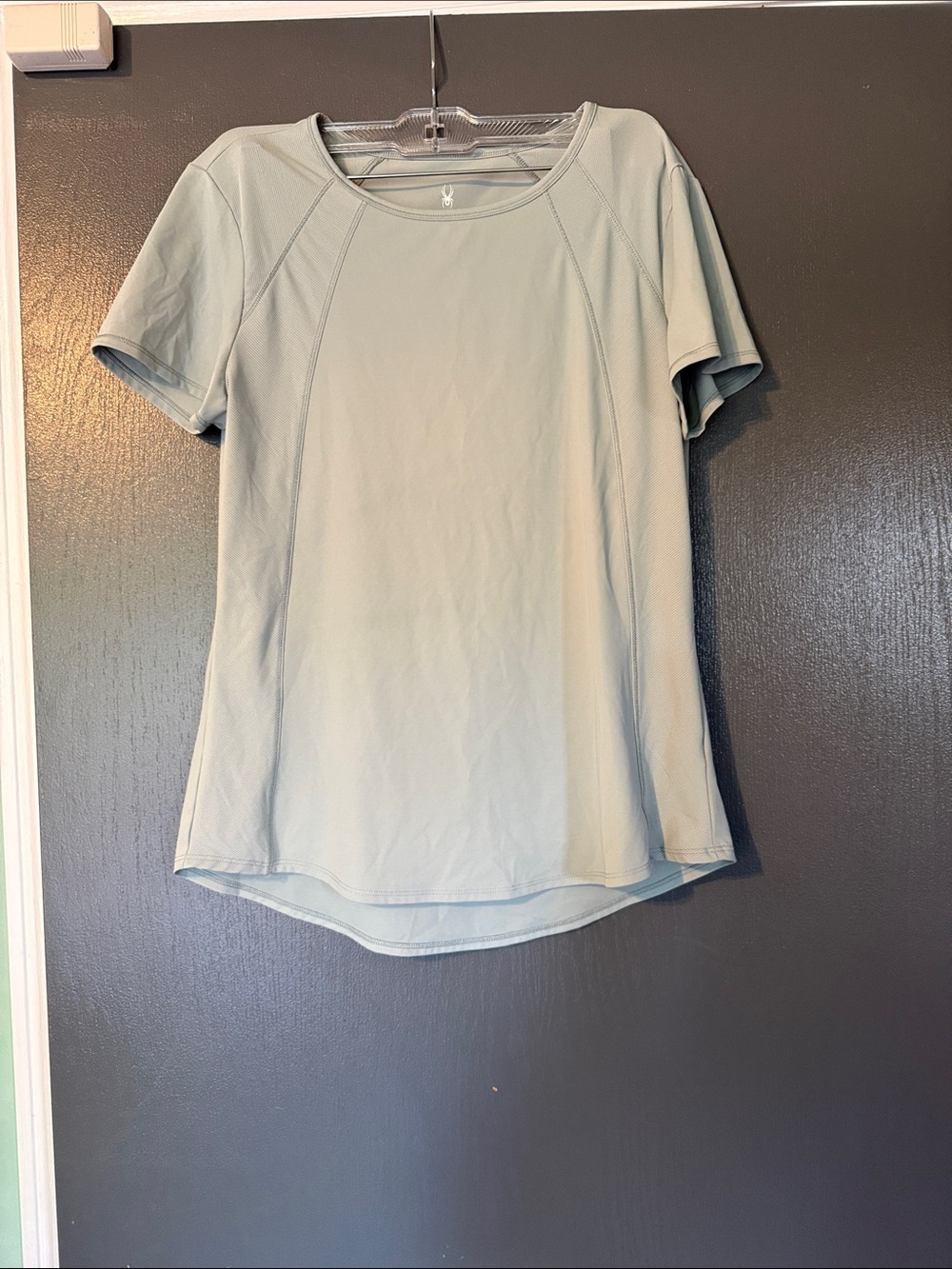 Spyder Women's Short Sleeve Tee in Light Sage Green